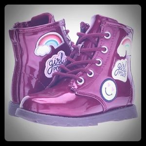 Carters Aubrey combat emoji boot